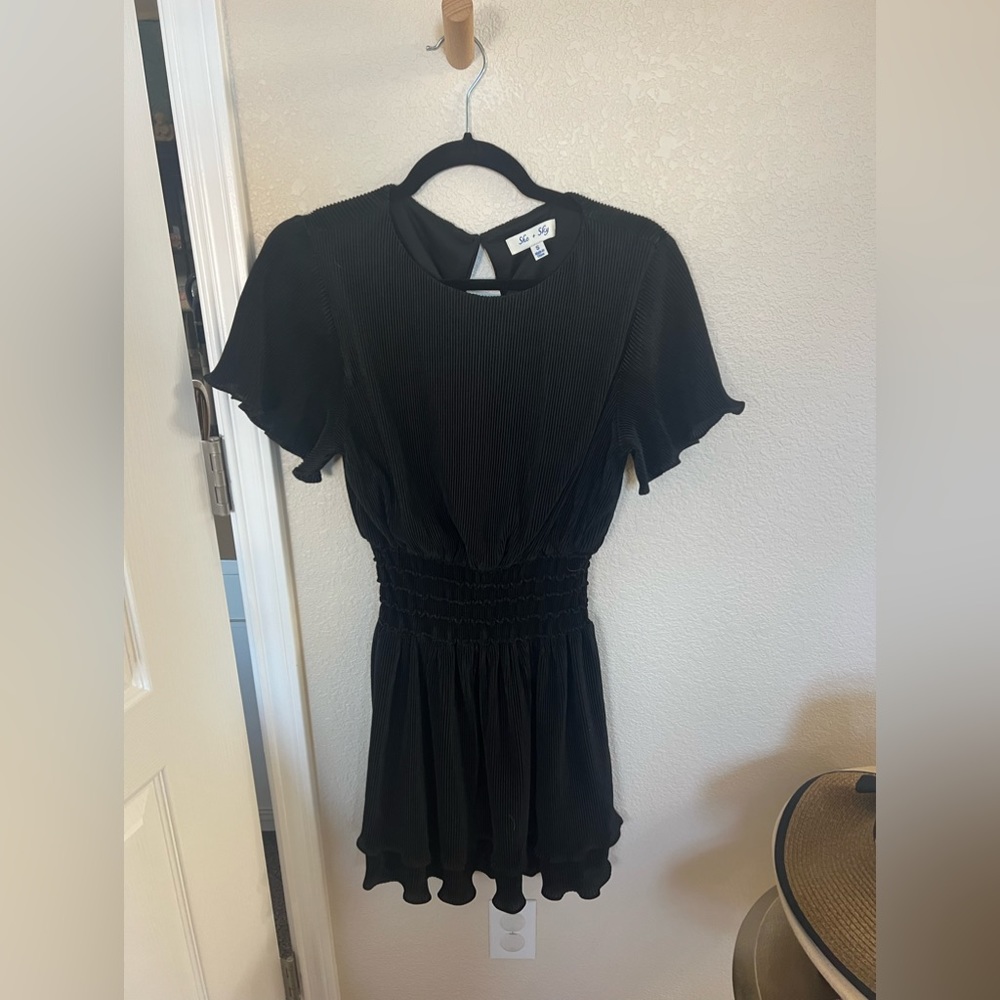 black dress